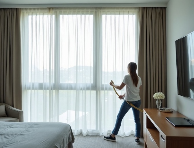 Noosaville Sheer Curtain Cleaning